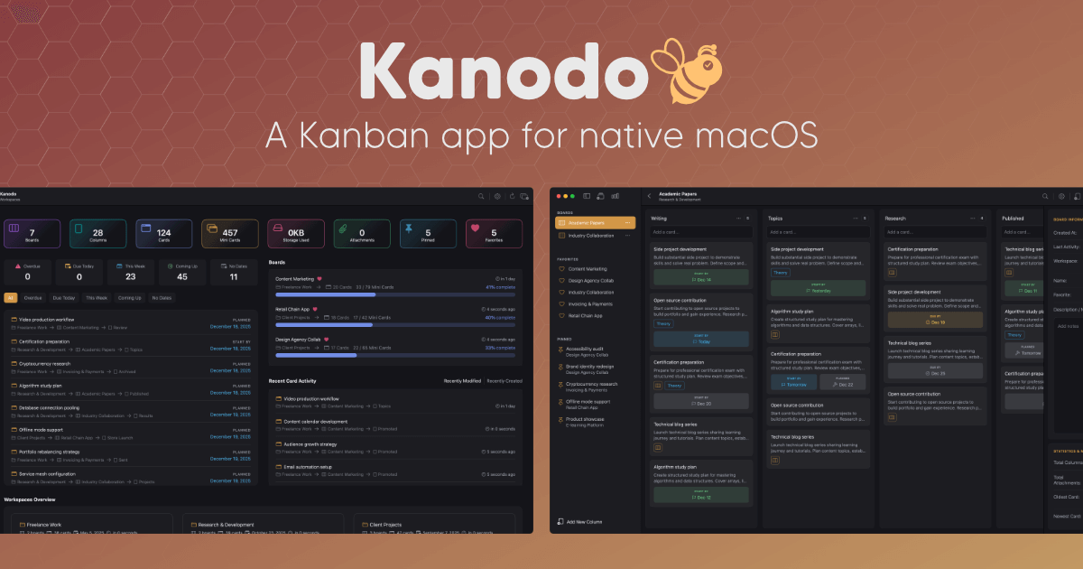 Kanban Task Management for Mac